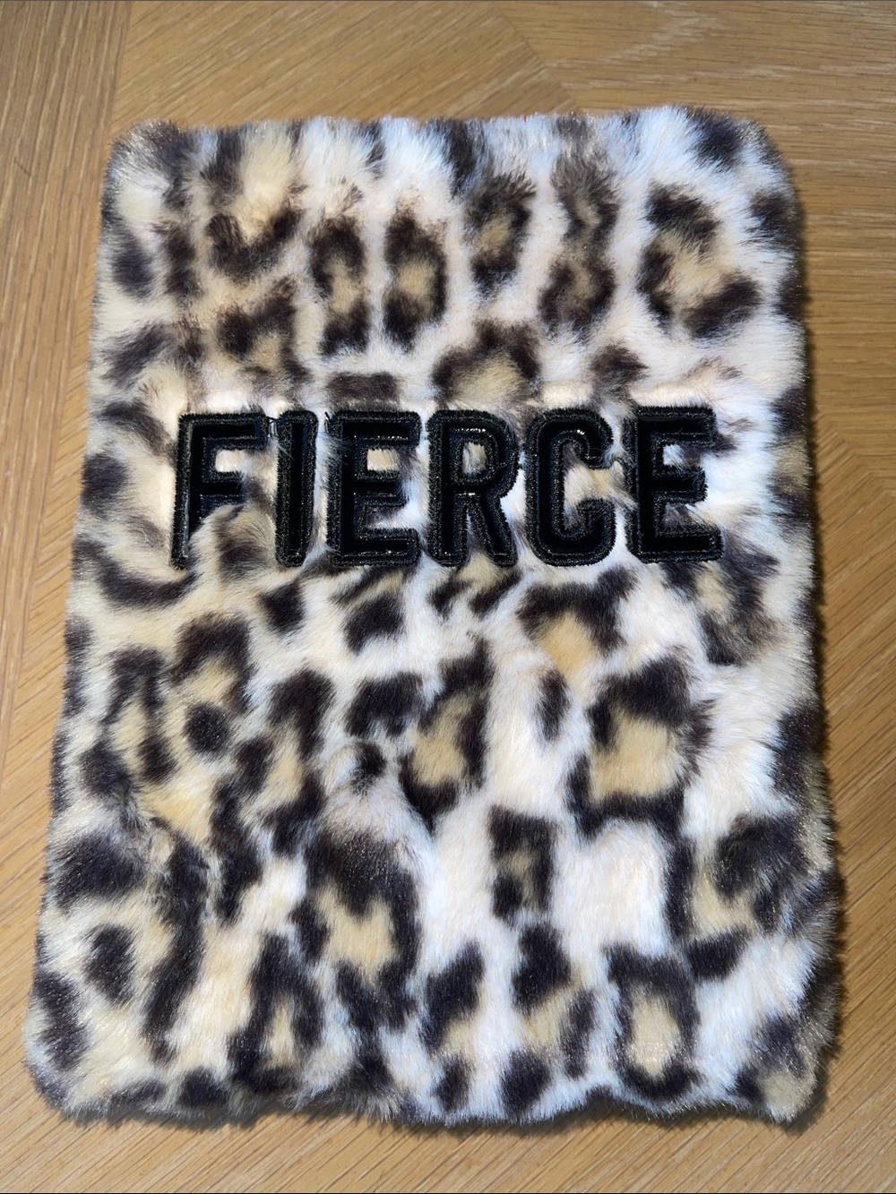 FIERCE Leopard Faux Fur Notebook